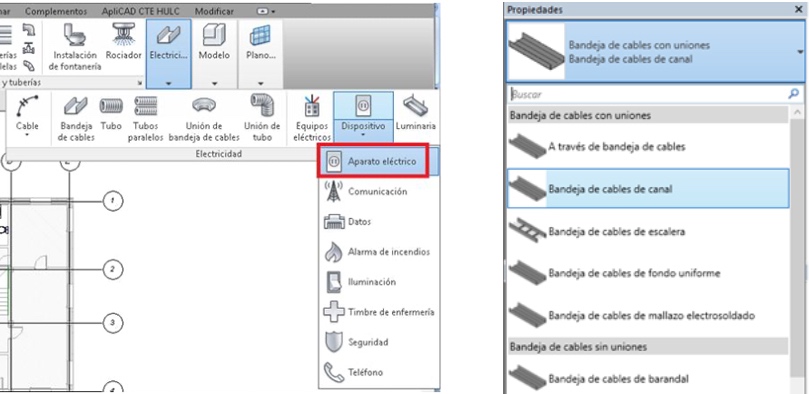 El modelado de electricidad con BIM