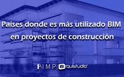 Países donde es más utilizado BIM en proyectos de construcción