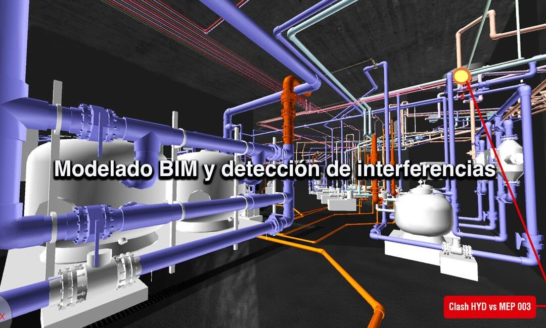 Modelado BIM y detección de interferencias